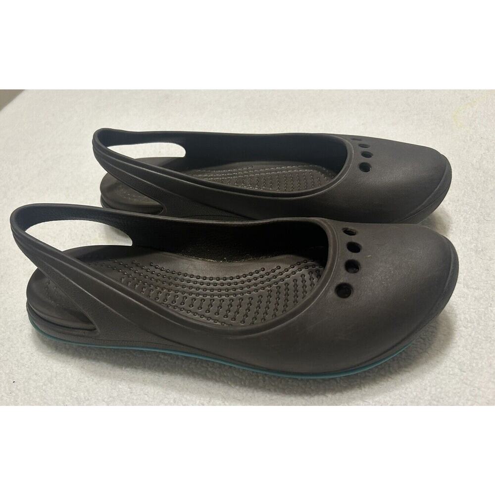 Crocs Tone Skylar Slingback Womens Size 7 Ballet Slip On Toning Sandals Shoes